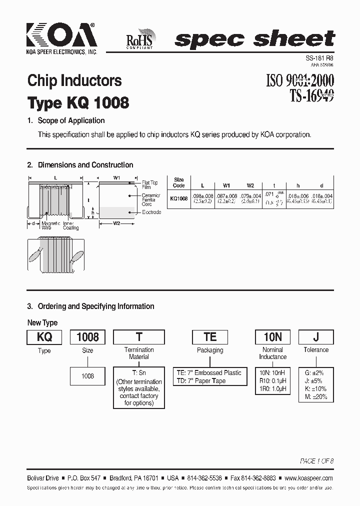 KQ1008T_4718628.PDF Datasheet