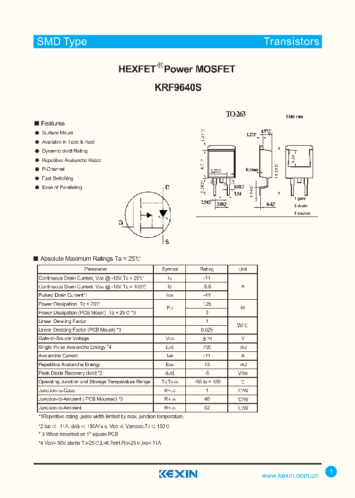 KRF9640S_4413480.PDF Datasheet