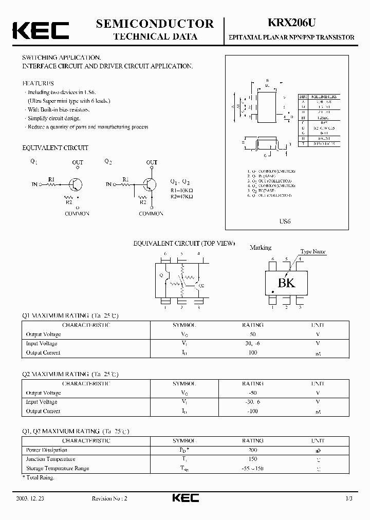 KRX206U_4544083.PDF Datasheet