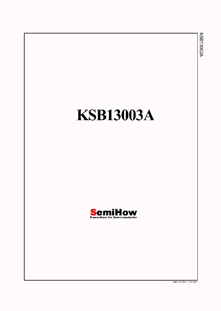 KSB13003A_4616095.PDF Datasheet