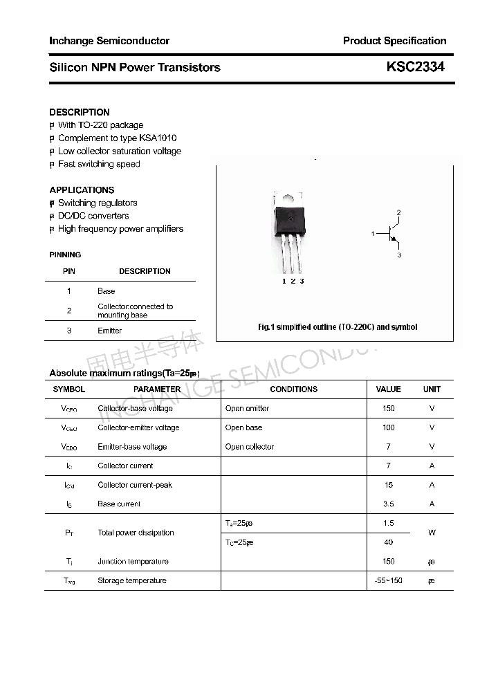 KSC2334_4313277.PDF Datasheet