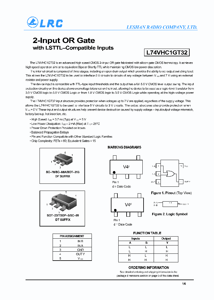 L74VHC1GT32DTT1_4438670.PDF Datasheet