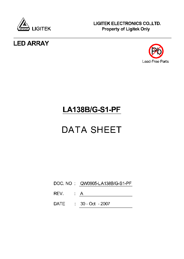 LA138B-G-S1-PF_4683174.PDF Datasheet