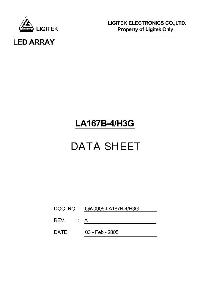 LA167B-4-H3G_4872630.PDF Datasheet