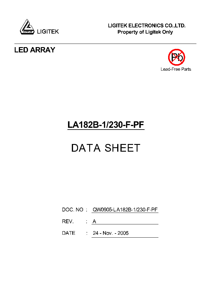 LA182B-1-230-F-PF_4607487.PDF Datasheet