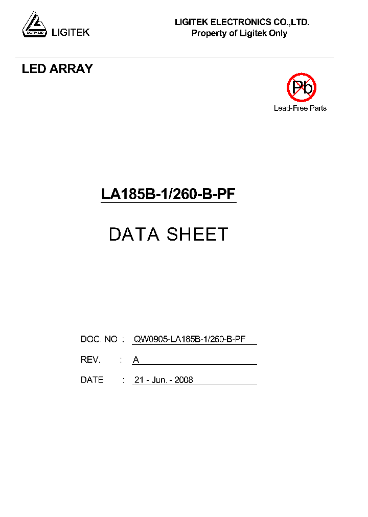 LA185B-1-260-B-PF_4782584.PDF Datasheet