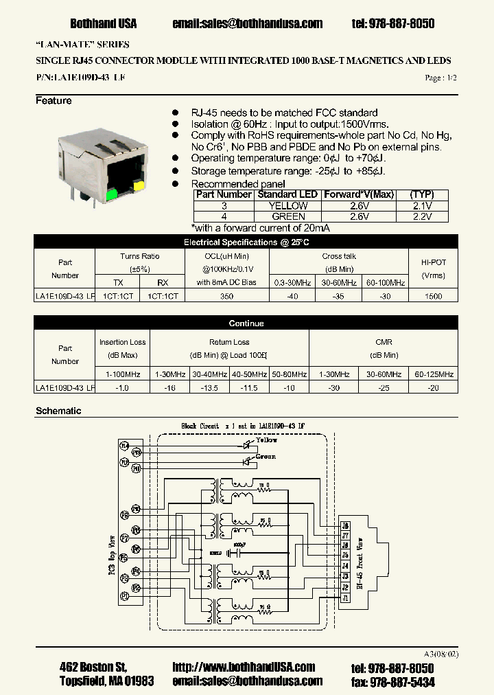 LA1E109D-43LF_4532107.PDF Datasheet