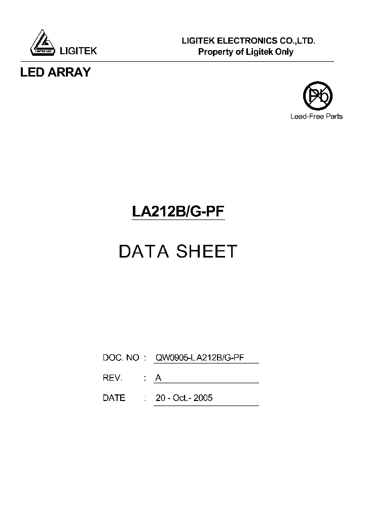 LA212B-G-PF_4742850.PDF Datasheet