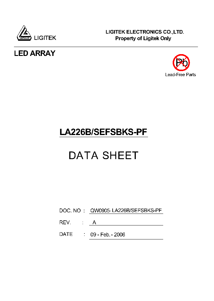 LA226B-SEFSBKS-PF_4647922.PDF Datasheet