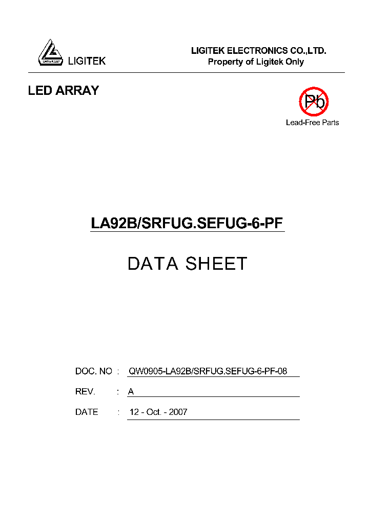 LA92B-SRFUGSEFUG-6-PF_4617864.PDF Datasheet