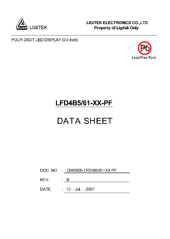 LFD4B5-61-XX-PF_4592572.PDF Datasheet