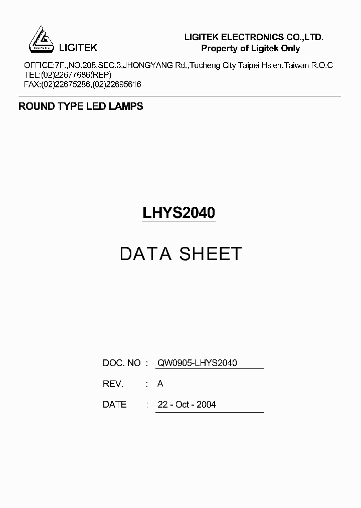 LHYS2040_4669787.PDF Datasheet