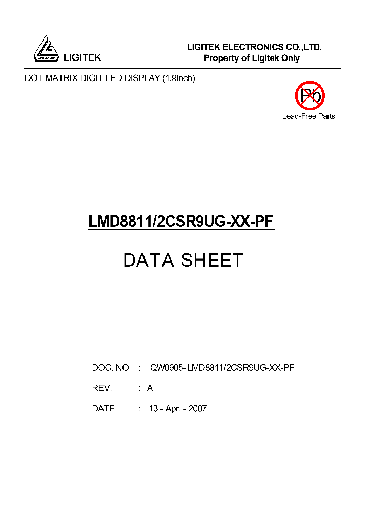LMD8811-2CSR9UG-XX-PF_4524283.PDF Datasheet