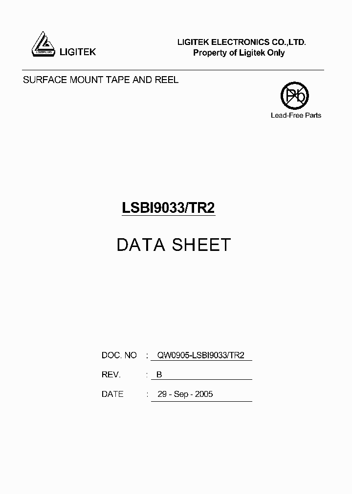 LSBI9033-TR2_4610627.PDF Datasheet