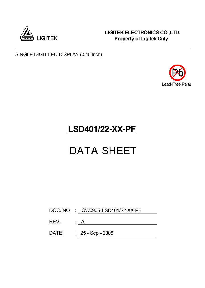 LSD401-22-XX-PF_4665487.PDF Datasheet