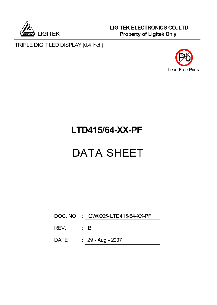 LTD415-64-XX-PF_4701511.PDF Datasheet