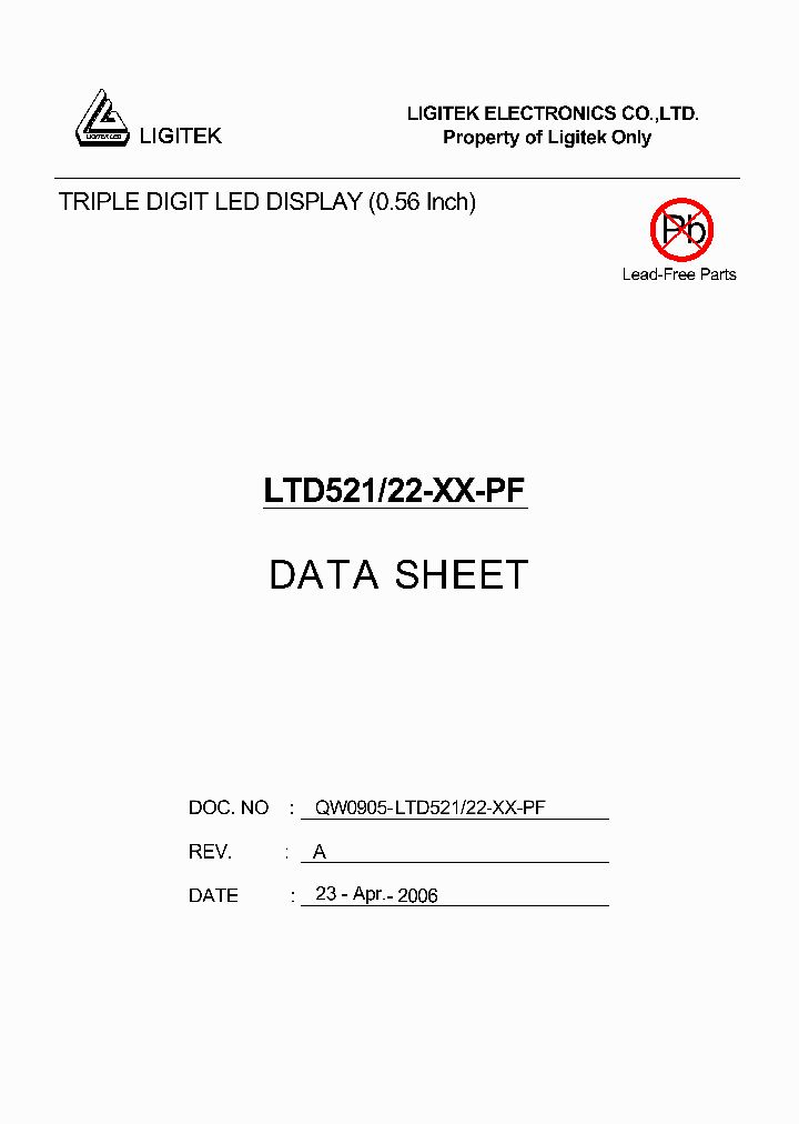 LTD521-22-XX-PF_4732100.PDF Datasheet