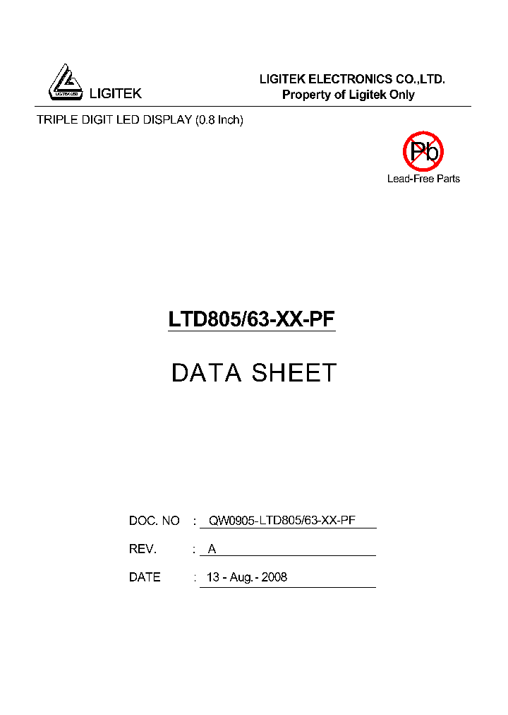 LTD805-63-XX-PF_4713833.PDF Datasheet
