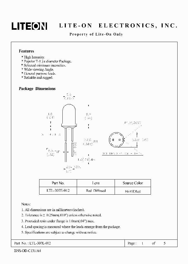 LTL-307E-012_4570184.PDF Datasheet