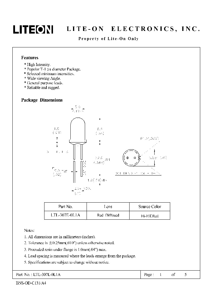 LTL-307E-0L1A_4570191.PDF Datasheet