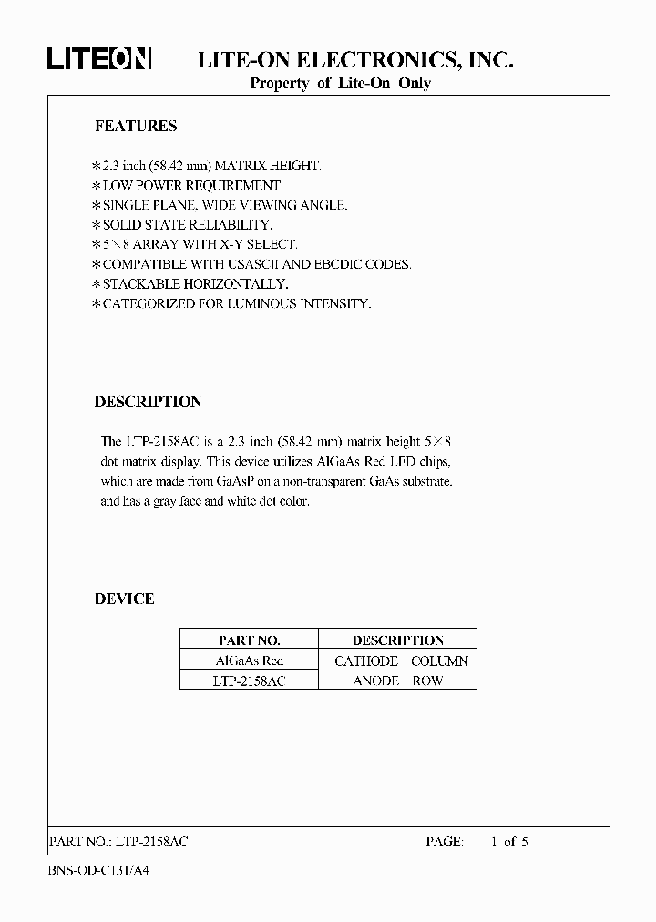LTP-2158AC_4672687.PDF Datasheet