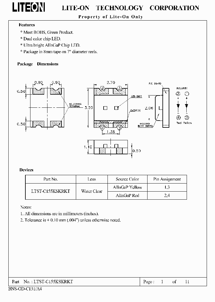 LTST-C155KSKRKT_4561469.PDF Datasheet