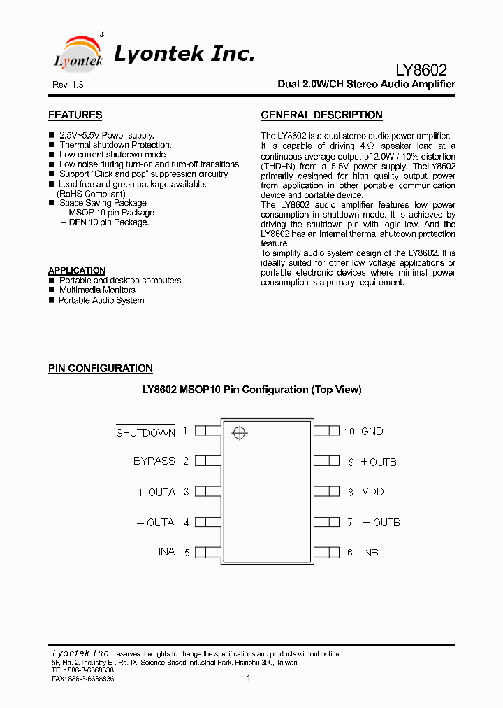 LY8602UL_4869062.PDF Datasheet