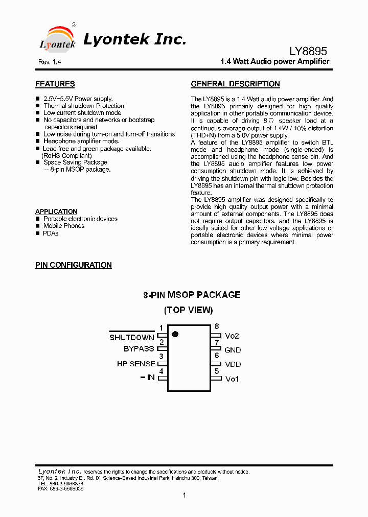 LY8895UL_4562849.PDF Datasheet