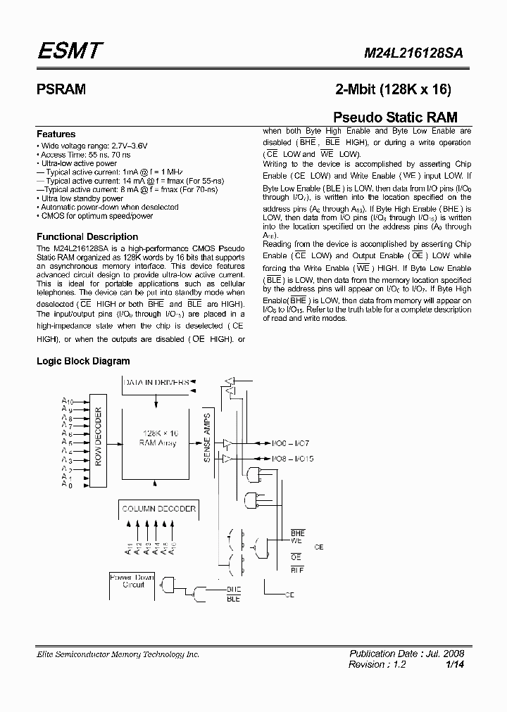 M24L216128SA-70BEG_4552662.PDF Datasheet