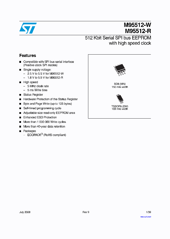 M95512-W08_4248719.PDF Datasheet