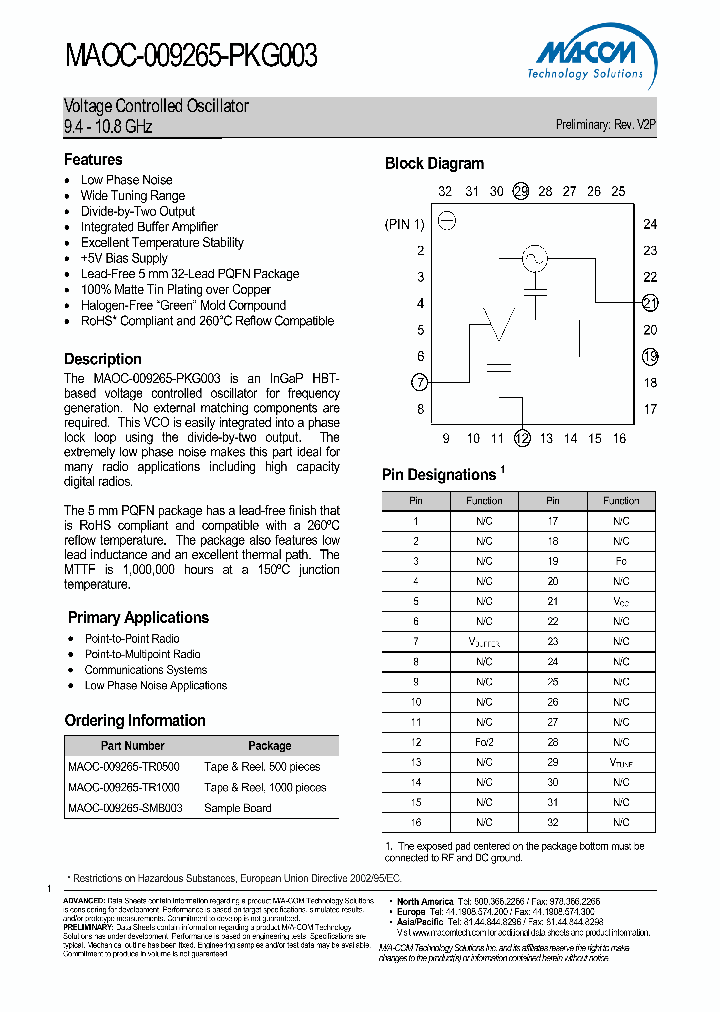 MAOC-009265-PKG003_4846880.PDF Datasheet