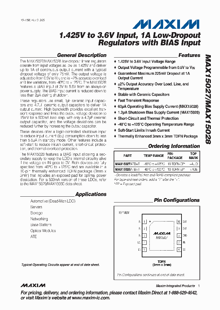 MAX15027ATBT_4621695.PDF Datasheet