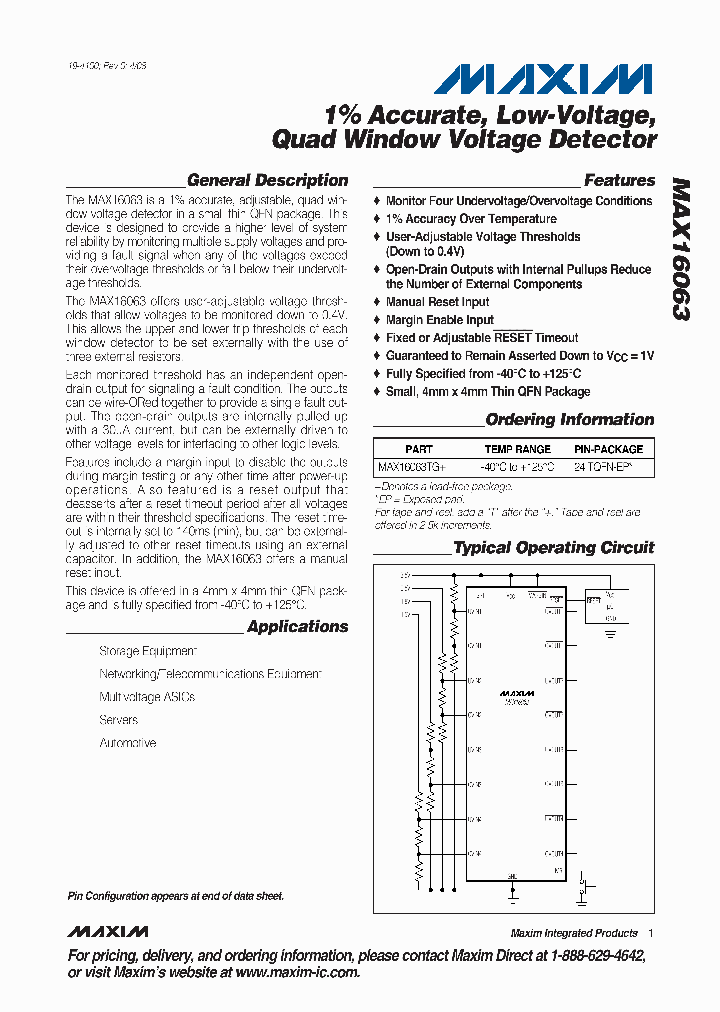 MAX16063TG_4897634.PDF Datasheet