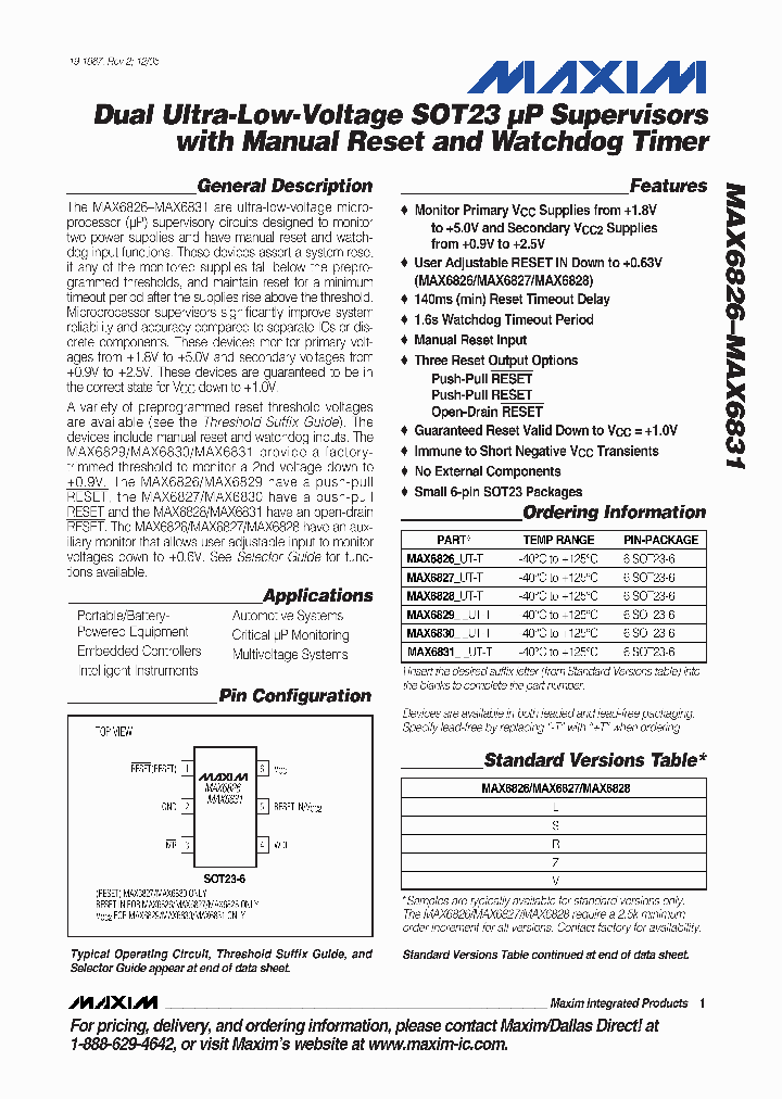 MAX6830UT-T_4879992.PDF Datasheet