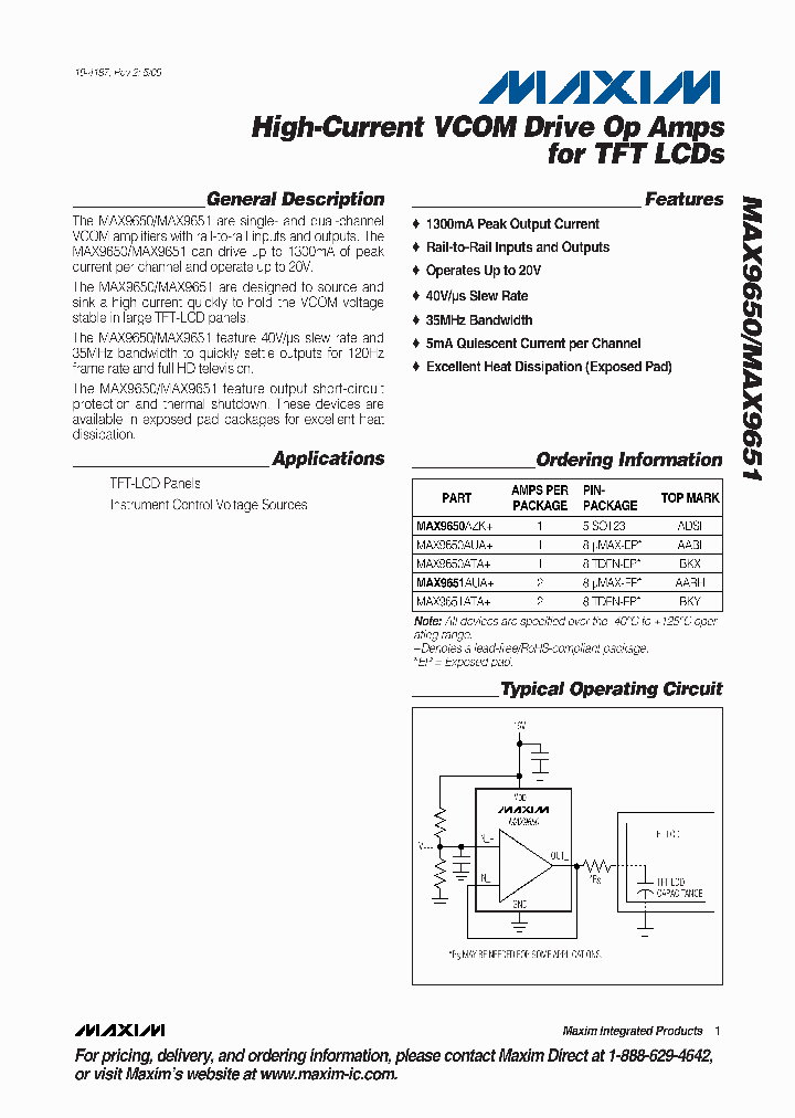 MAX9650AZK_4824748.PDF Datasheet