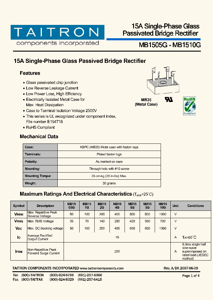 MB151G_4790291.PDF Datasheet