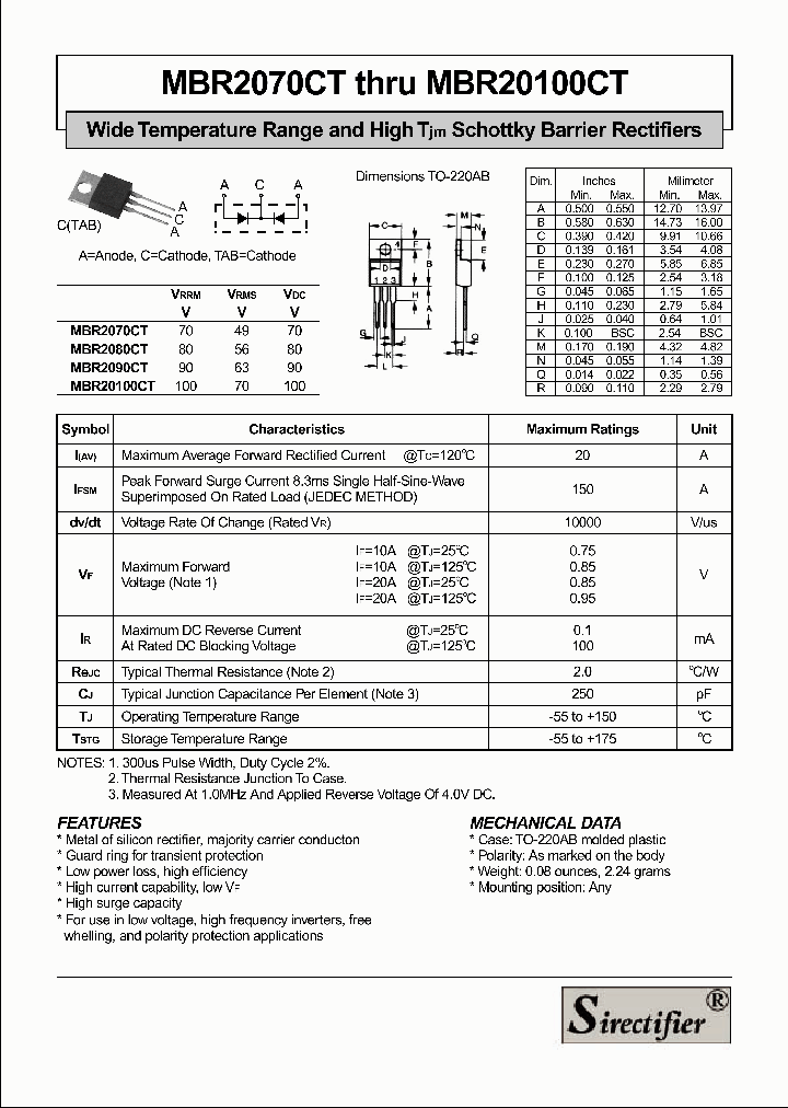 MBR20100CT_4218344.PDF Datasheet