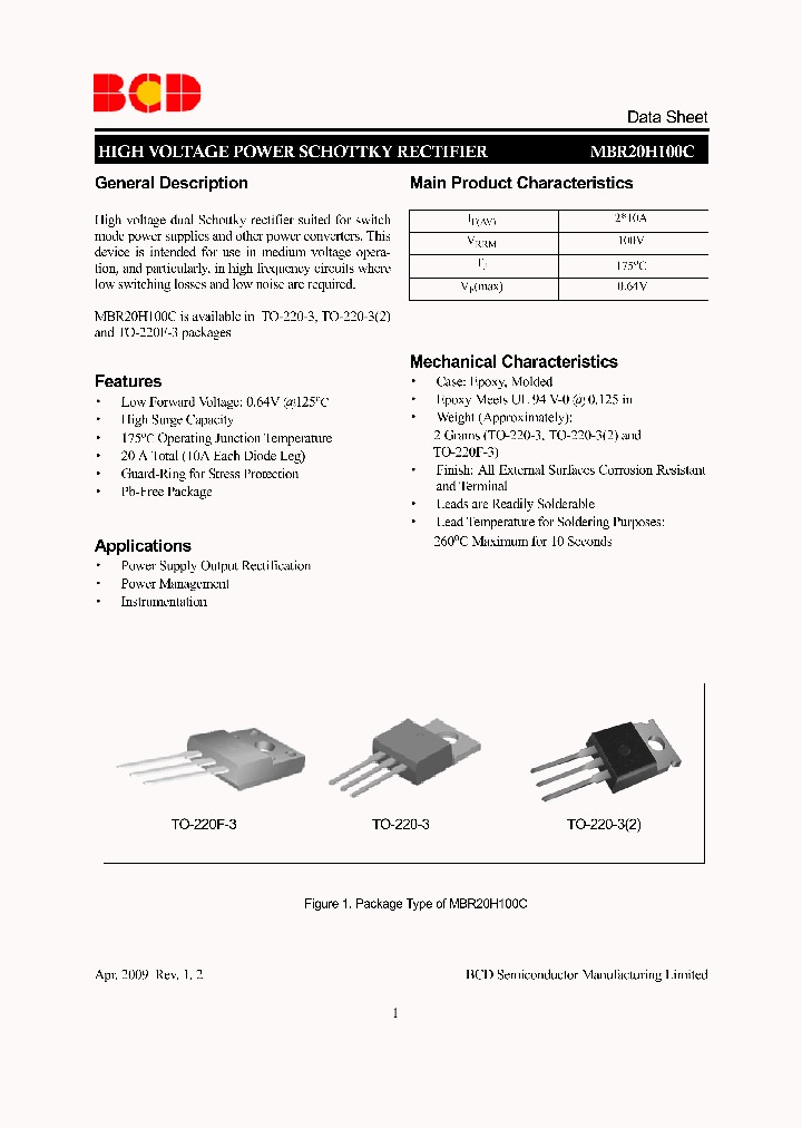 MBR20H100C_4540758.PDF Datasheet