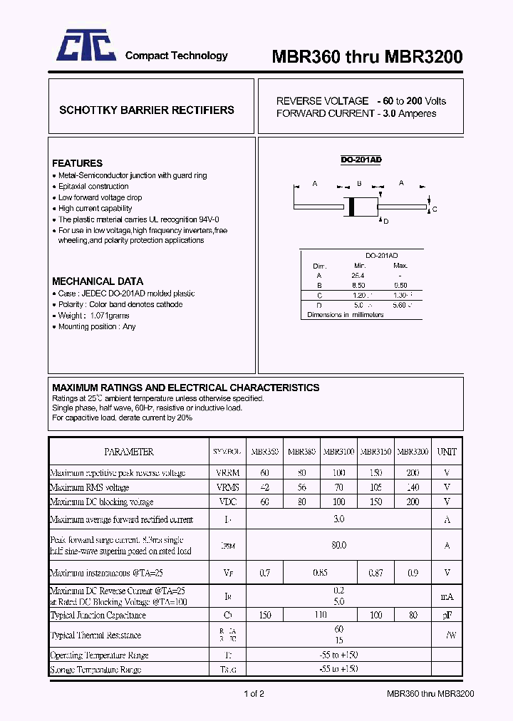 MBR3100_4550916.PDF Datasheet