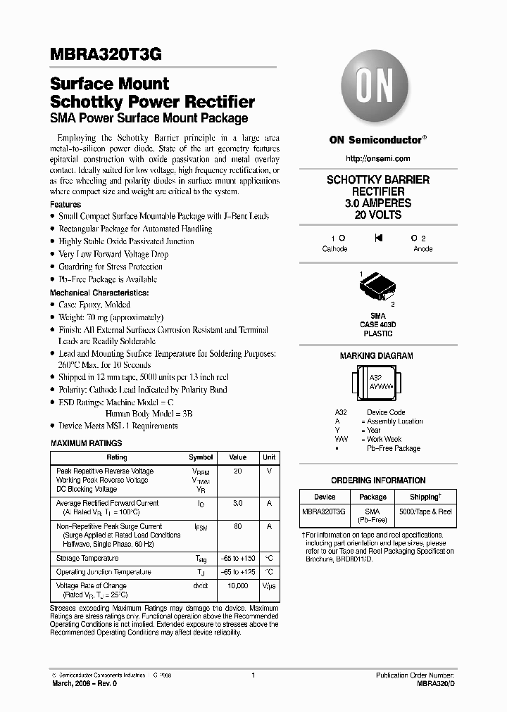 MBRA320T3G_4682308.PDF Datasheet