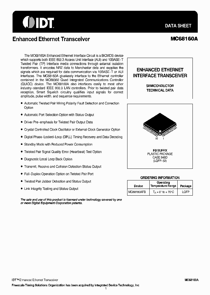 MC68160A_4181361.PDF Datasheet