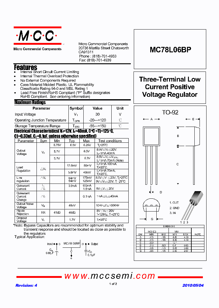 MC78L06BP-AP_4715730.PDF Datasheet