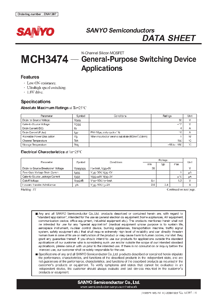 MCH3474_4824466.PDF Datasheet