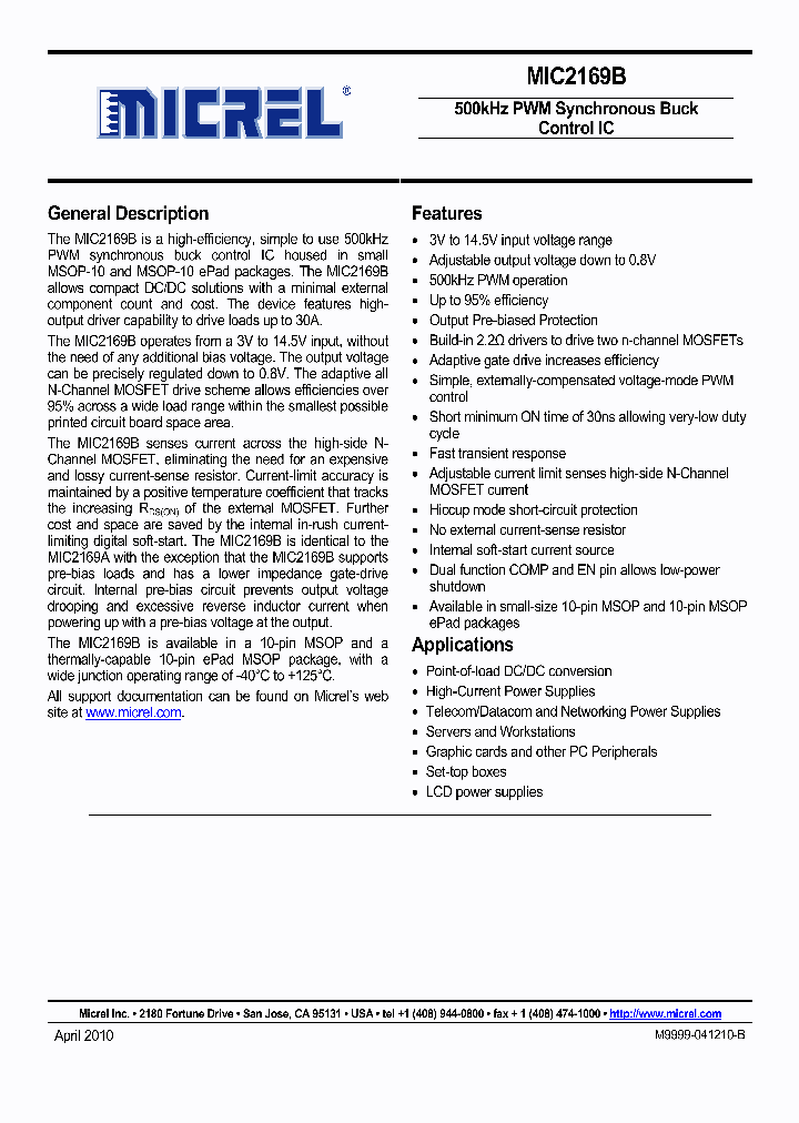 MIC2169BYMM_4864784.PDF Datasheet