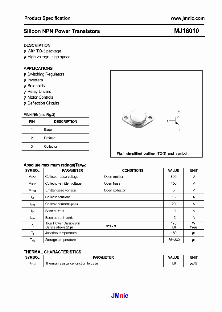 MJ16010_4678950.PDF Datasheet