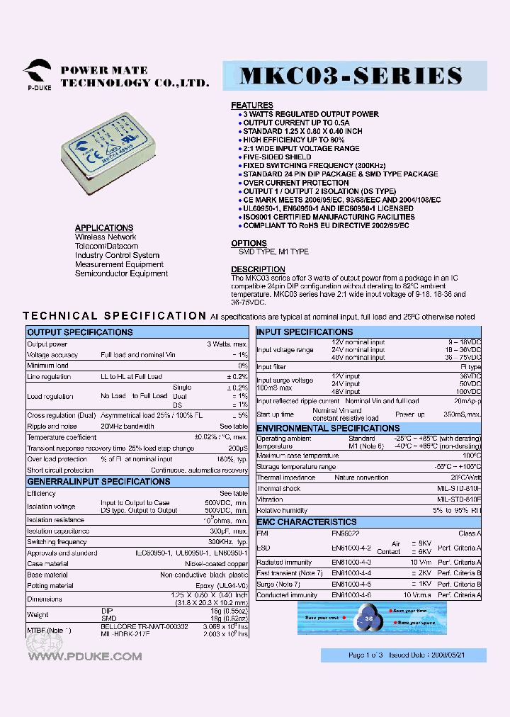 MKC03-12DS12_4672486.PDF Datasheet