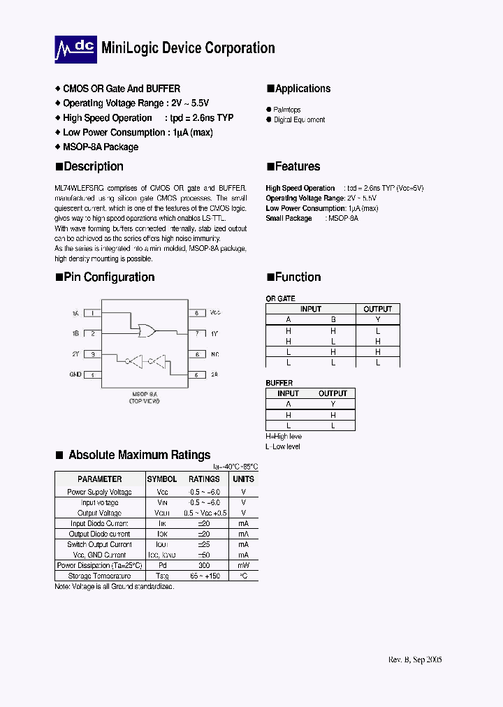 ML74WLEF_4543105.PDF Datasheet