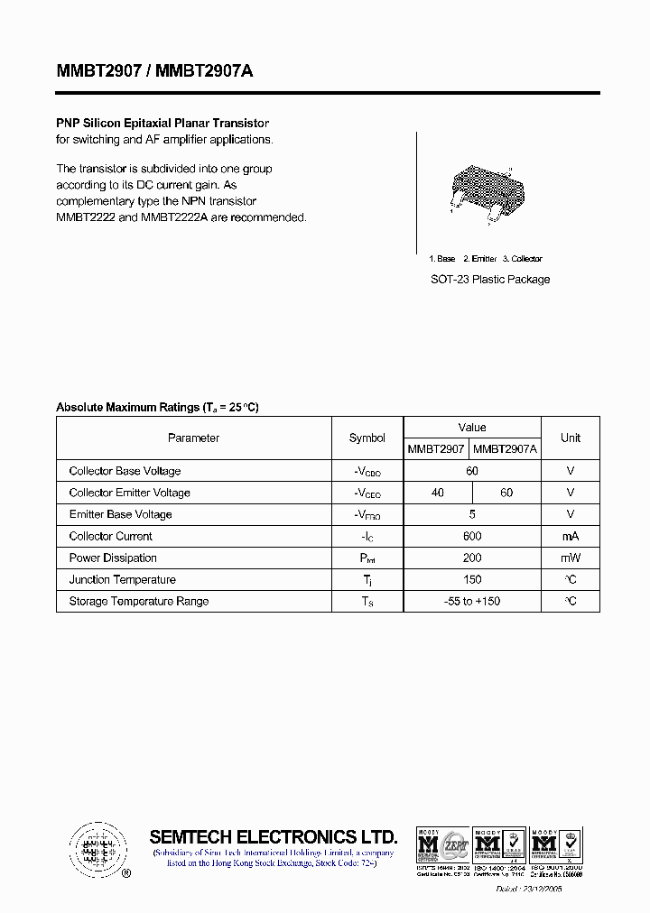 MMBT2907_4448205.PDF Datasheet