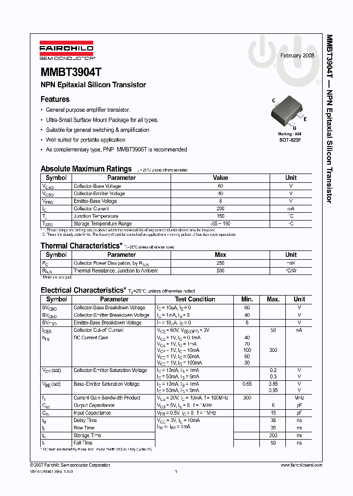 MMBT3904T_4371121.PDF Datasheet