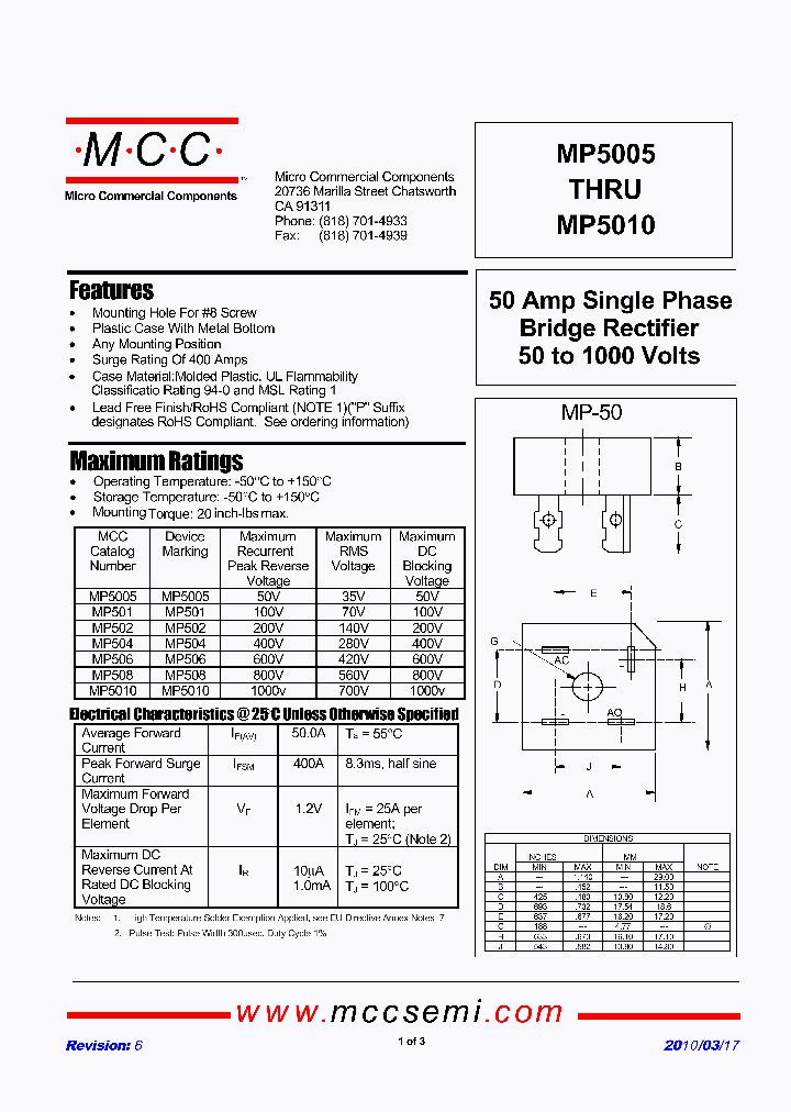 MP5005-BP_4785898.PDF Datasheet